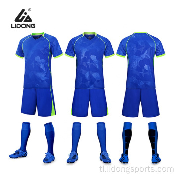 Intsik Pabrika Idisenyo ang Iyong Sariling Brand Soccer Jersey Soccer L Shirt Para sa Kids Women Men